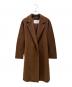 MaxMara（マックスマーラ）の古着「ベルトラップコート」｜ブラウン