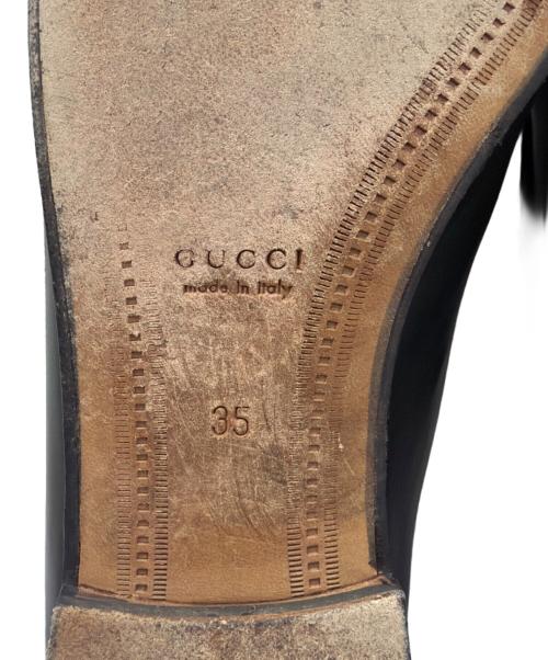 GUCCI（グッチ）GUCCI (グッチ) ローファー ブラック サイズ:35の古着・服飾アイテム