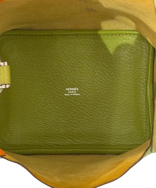 HERMES（エルメス）HERMES (エルメス) ピコタンPM/ハンドバッグ グリーン系 サイズ:PMの古着・服飾アイテム