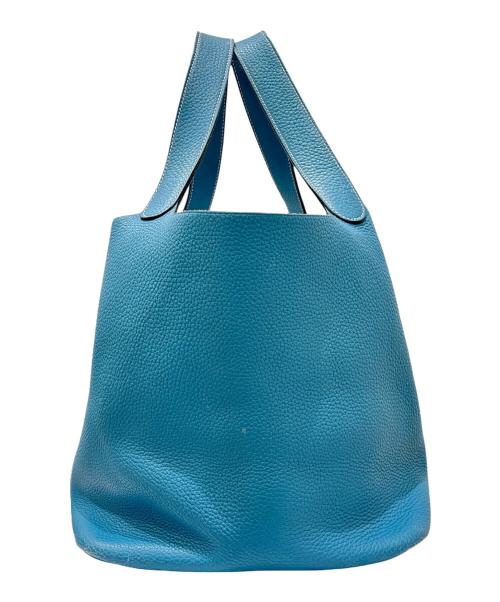 HERMES（エルメス）HERMES (エルメス) Picotin GM/ピコタンGM/トリヨンクレマンス/ブルー系 ブルージーン サイズ:GMの古着・服飾アイテム