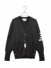 Thom Browne（トムブラウン）の古着「クラシック カシミヤ 4-BAR Vネック カーディガン」｜ダークグレー