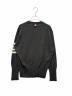 Thom Browne (トムブラウン) クラシック カシミヤ 4-BAR Vネック カーディガン ダークグレー サイズ:4 未使用品：100000円