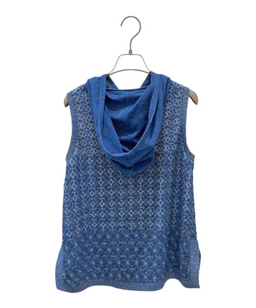 CHANEL（シャネル）CHANEL (シャネル) ノースリーブパーカー ブルー サイズ:36の古着・服飾アイテム