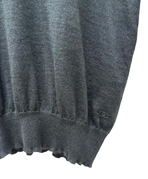 CHANEL（シャネル）CHANEL (シャネル) ハイネックカットソー グリーン サイズ:38の古着・服飾アイテム