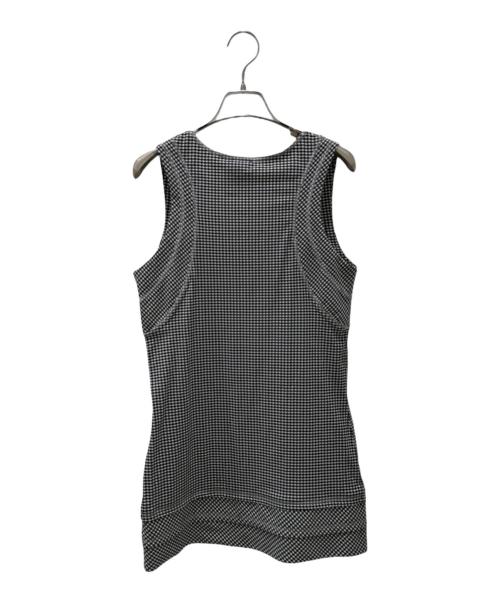 CHANEL（シャネル）CHANEL (シャネル) ノースリーブカットソー ブラック×ホワイト サイズ:38の古着・服飾アイテム