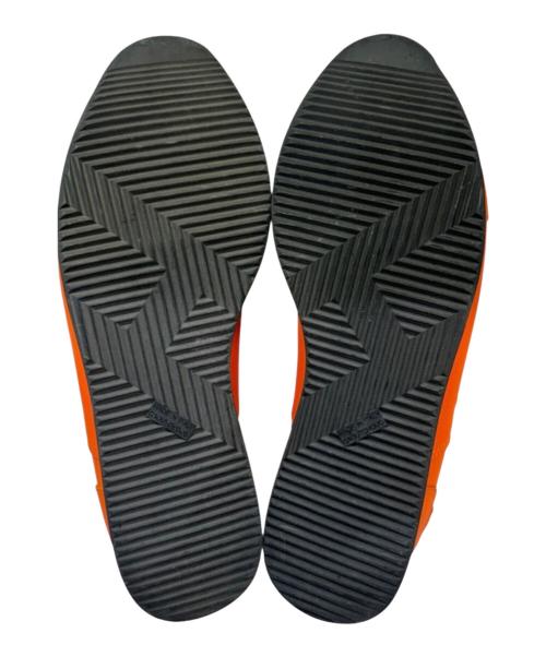 HERMES（エルメス）HERMES (エルメス) クイックHロゴ レザースニーカー オレンジ サイズ:39の古着・服飾アイテム