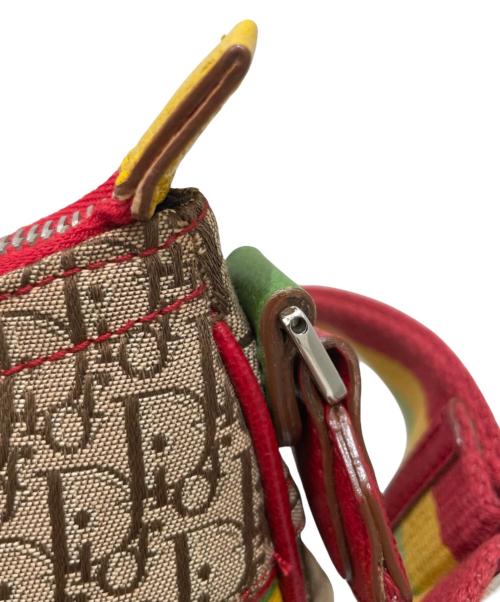 Christian Dior（クリスチャン ディオール）Christian Dior (クリスチャン ディオール) ラスタライン サドルショルダーバッグ マルチカラーの古着・服飾アイテム
