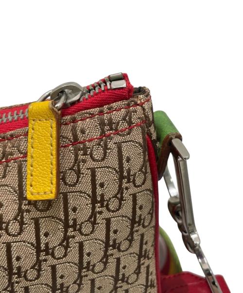 Christian Dior（クリスチャン ディオール）Christian Dior (クリスチャン ディオール) ラスタライン サドルショルダーバッグ マルチカラーの古着・服飾アイテム