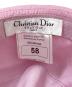 中古・古着 Christian Dior (クリスチャン ディオール) ロゴデザイン バケットハット ピンク サイズ:58：10000円