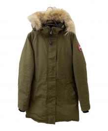 CANADA GOOSE（カナダグース）の古着「ヴィクトリアパーカー」｜カーキ