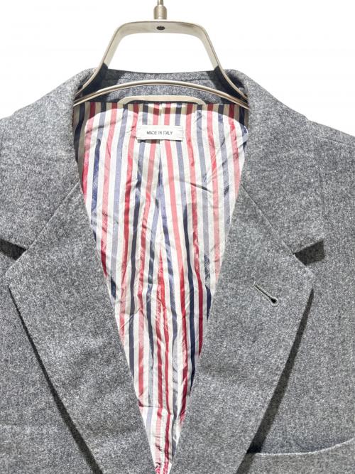 Thom Browne（トムブラウン）Thom Browne (トムブラウン) 平織り4-BARクラシックスポーツコート/MJC001A ライトグレー サイズ:3の古着・服飾アイテム