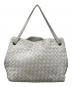 BOTTEGA VENETA (ボッテガベネタ) イントレチャートハンドバッグ ホワイト：170000円