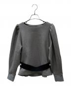 daisy lin for foxeyデイジーリン フォー フォクシー）の古着「Top Elegant Back Flare」｜ライトグレー