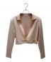 daisy lin for foxey（デイジーリン フォー フォクシー）の古着「Upper Class Cardigan」｜ピンクベージュ