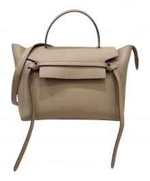 CELINE（セリーヌ）の古着「ベルトバッグ ミニ」｜ベージュ