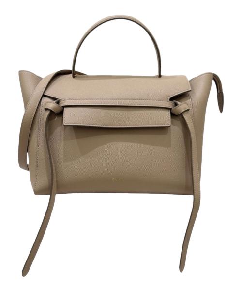 CELINE（セリーヌ）CELINE (セリーヌ) ベルトバッグ ミニ ベージュ サイズ:MINI/ミニの古着・服飾アイテム