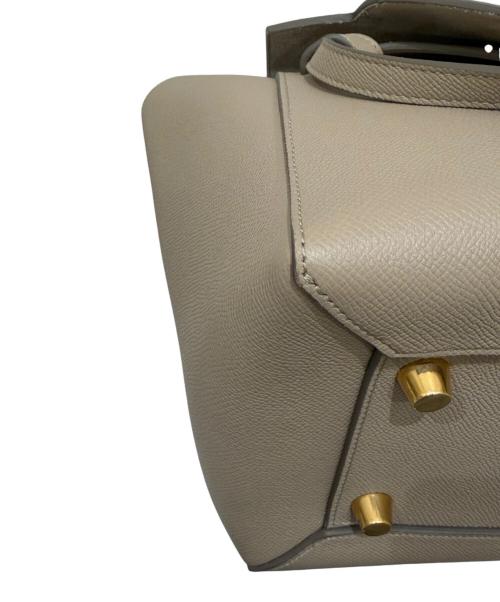 CELINE（セリーヌ）CELINE (セリーヌ) ベルトバッグ ミニ ベージュ サイズ:MINI/ミニの古着・服飾アイテム