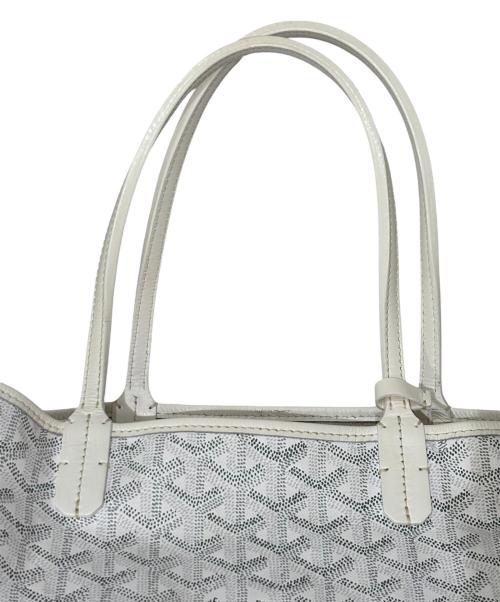 GOYARD（ゴヤール）GOYARD (ゴヤール) サンルイPM トートバッグ ホワイトの古着・服飾アイテム