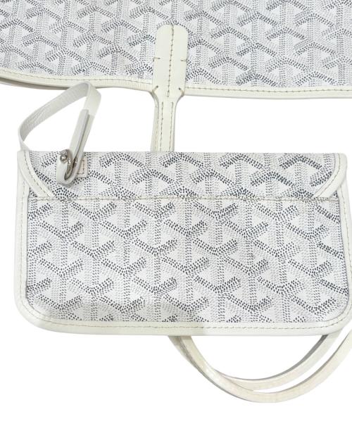 GOYARD（ゴヤール）GOYARD (ゴヤール) サンルイPM トートバッグ ホワイトの古着・服飾アイテム