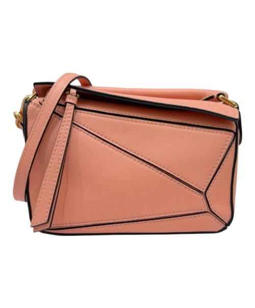 LOEWE（ロエベ）LOEWE (ロエベ) Mini Puzzle Bag/パズルバッグ ミニ ピンクベージュ サイズ:ミニの古着・服飾アイテム
