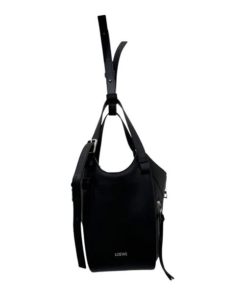 LOEWE（ロエベ）LOEWE (ロエベ) ハンモックフリップバッグ ブラックの古着・服飾アイテム