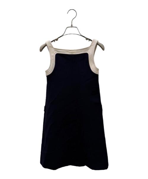 CELINE（セリーヌ）CELINE (セリーヌ) トリオンフロゴミニワンピース ネイビー サイズ:XSの古着・服飾アイテム