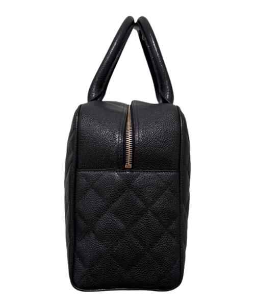 CHANEL（シャネル）CHANEL (シャネル) ココマーク マトラッセ ボーリングバッグ ブラックの古着・服飾アイテム