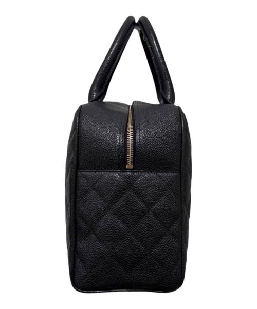 CHANEL（シャネル）CHANEL (シャネル) ココマーク マトラッセ ボーリングバッグ ブラックの古着・服飾アイテム