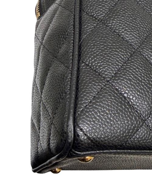 CHANEL（シャネル）CHANEL (シャネル) ココマーク マトラッセ ボーリングバッグ ブラックの古着・服飾アイテム