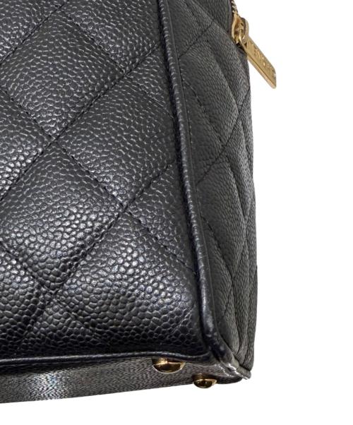 CHANEL（シャネル）CHANEL (シャネル) ココマーク マトラッセ ボーリングバッグ ブラックの古着・服飾アイテム