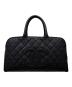 CHANEL（シャネル）の古着「ココマーク マトラッセ ボーリングバッグ」｜ブラック