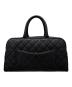 CHANEL (シャネル) ココマーク マトラッセ ボーリングバッグ ブラック：340000円