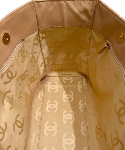 CHANEL（シャネル）CHANEL (シャネル) ワイルドステッチココマークトートバッグ ベージュ サイズ:-の古着・服飾アイテム
