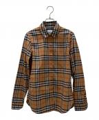 BURBERRYバーバリー）の古着「ノバチェックシャツ」｜ベージュ