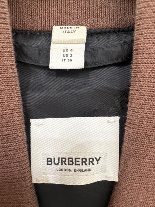 BURBERRY（バーバリー）BURBERRY (バーバリー) ブルゾン ブラウン サイズ:36の古着・服飾アイテム