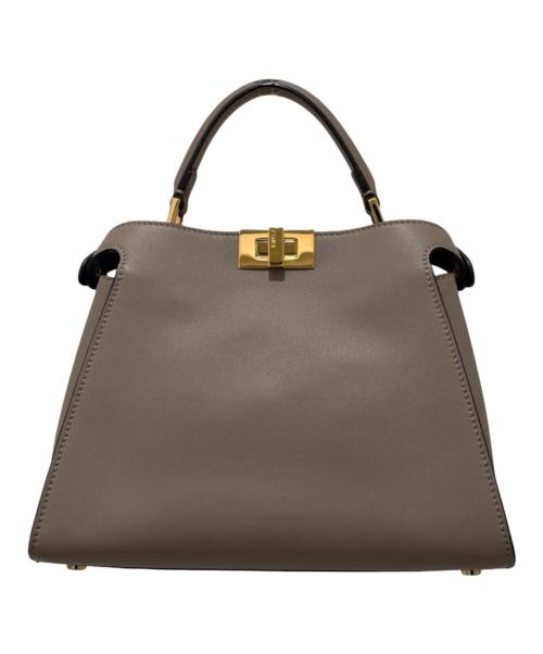 FENDI（フェンディ）FENDI (フェンディ) ピーカブー エッセンシャリー ライトグレーの古着・服飾アイテム