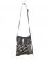 中古・古着 ISSEY MIYAKE (イッセイミヤケ) SPIRAL GRID ショルダーバッグ グレー：30000円