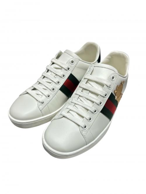 GUCCI（グッチ）GUCCI (グッチ) ドラえもん (ドラエモン) ドラえもん × GUCCI ローカットスニーカー ホワイト サイズ:36の古着・服飾アイテム