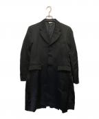 COMME des GARCONS HOMME PLUSコムデギャルソンオムプリュス）の古着「異素材パッチワークジャケット」｜ブラック