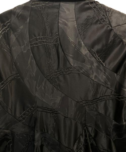 COMME des GARCONS HOMME PLUS（コムデギャルソンオムプリュス）COMME des GARCONS HOMME PLUS (コムデギャルソンオムプリュス) 異素材パッチワークジャケット ブラック サイズ:Sの古着・服飾アイテム