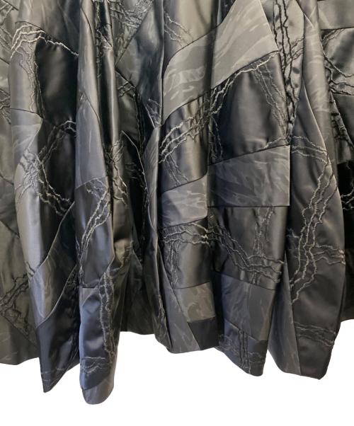 COMME des GARCONS HOMME PLUS（コムデギャルソンオムプリュス）COMME des GARCONS HOMME PLUS (コムデギャルソンオムプリュス) 異素材パッチワークジャケット ブラック サイズ:Sの古着・服飾アイテム