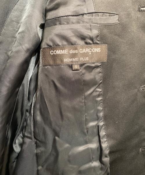 COMME des GARCONS HOMME PLUS（コムデギャルソンオムプリュス）COMME des GARCONS HOMME PLUS (コムデギャルソンオムプリュス) 異素材パッチワークジャケット ブラック サイズ:Sの古着・服飾アイテム