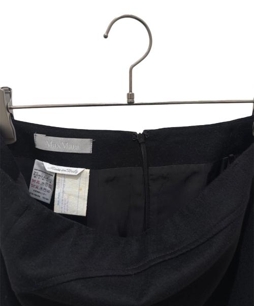 MaxMara（マックスマーラ）MaxMara (マックスマーラ) アンゴラハイネックショートジャケット ブラック サイズ:42の古着・服飾アイテム