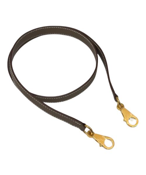HERMES（エルメス）HERMES (エルメス) Kelly25 ケリー25外縫い/ヴォーエプソン/エトゥープ/ゴールド金具/K刻印：2025年製  エトゥープ サイズ:25の古着・服飾アイテム