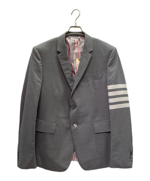 Thom Browne（トムブラウン）Thom Browne (トムブラウン) 4Barスーツジャケット ライトグレー サイズ:4の古着・服飾アイテム