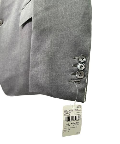 Thom Browne（トムブラウン）Thom Browne (トムブラウン) 4Barスーツジャケット ライトグレー サイズ:4の古着・服飾アイテム