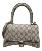 GUCCI×BALENCIAGAグッチ×バレンシアガ）の古着「ザ ハッカー プロジェクト アワーグラス スモールバッグ」｜ベージュ