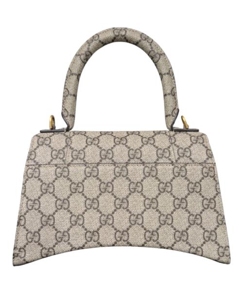 GUCCI（グッチ）GUCCI (グッチ) BALENCIAGA (バレンシアガ) ザ ハッカー プロジェクト アワーグラス スモールバッグ ベージュ サイズ:スモールの古着・服飾アイテム