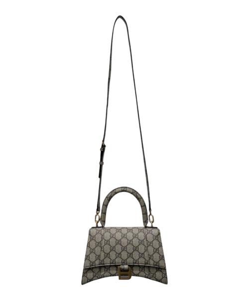 GUCCI（グッチ）GUCCI (グッチ) BALENCIAGA (バレンシアガ) ザ ハッカー プロジェクト アワーグラス スモールバッグ ベージュ サイズ:スモールの古着・服飾アイテム
