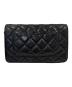 CHANEL (シャネル) チャーム付チェーンウォレットバッグ ブラック：450000円